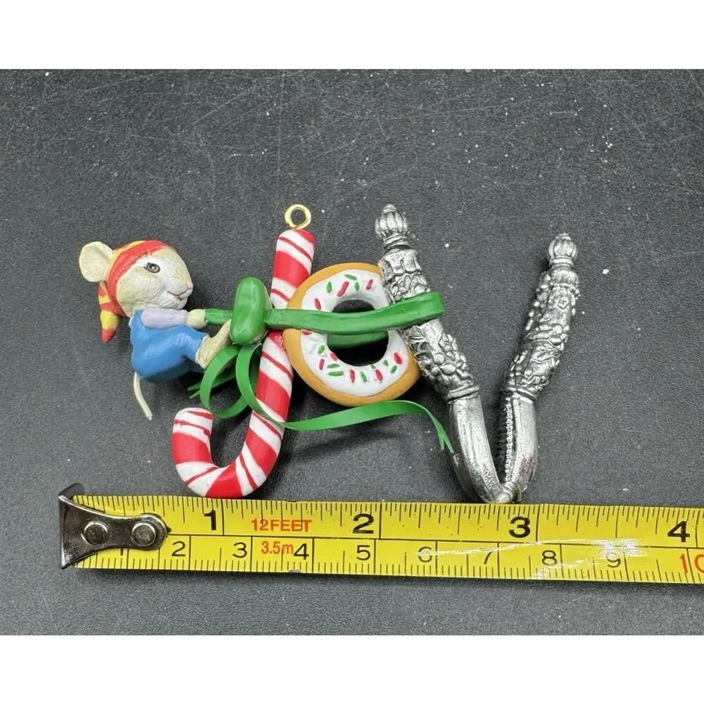 1991 ENESCO Christmas Ornament Tie-Dings Of Joy 3rd Collectors Proof Edition S1J